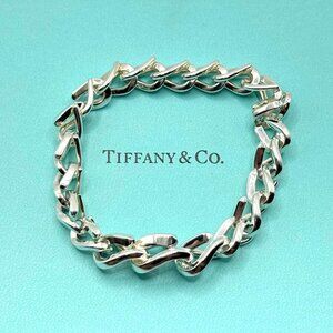 Tiffany & Co Bracelet Forge 22 Frames Silver 925 Sterling Silver